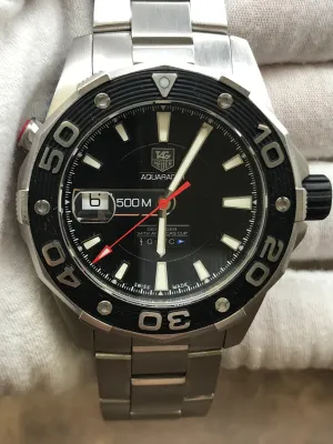 TAG Heuer Aquaracer Defender WAJ2119.FT6015 Black Dial Automatic Men's Watch