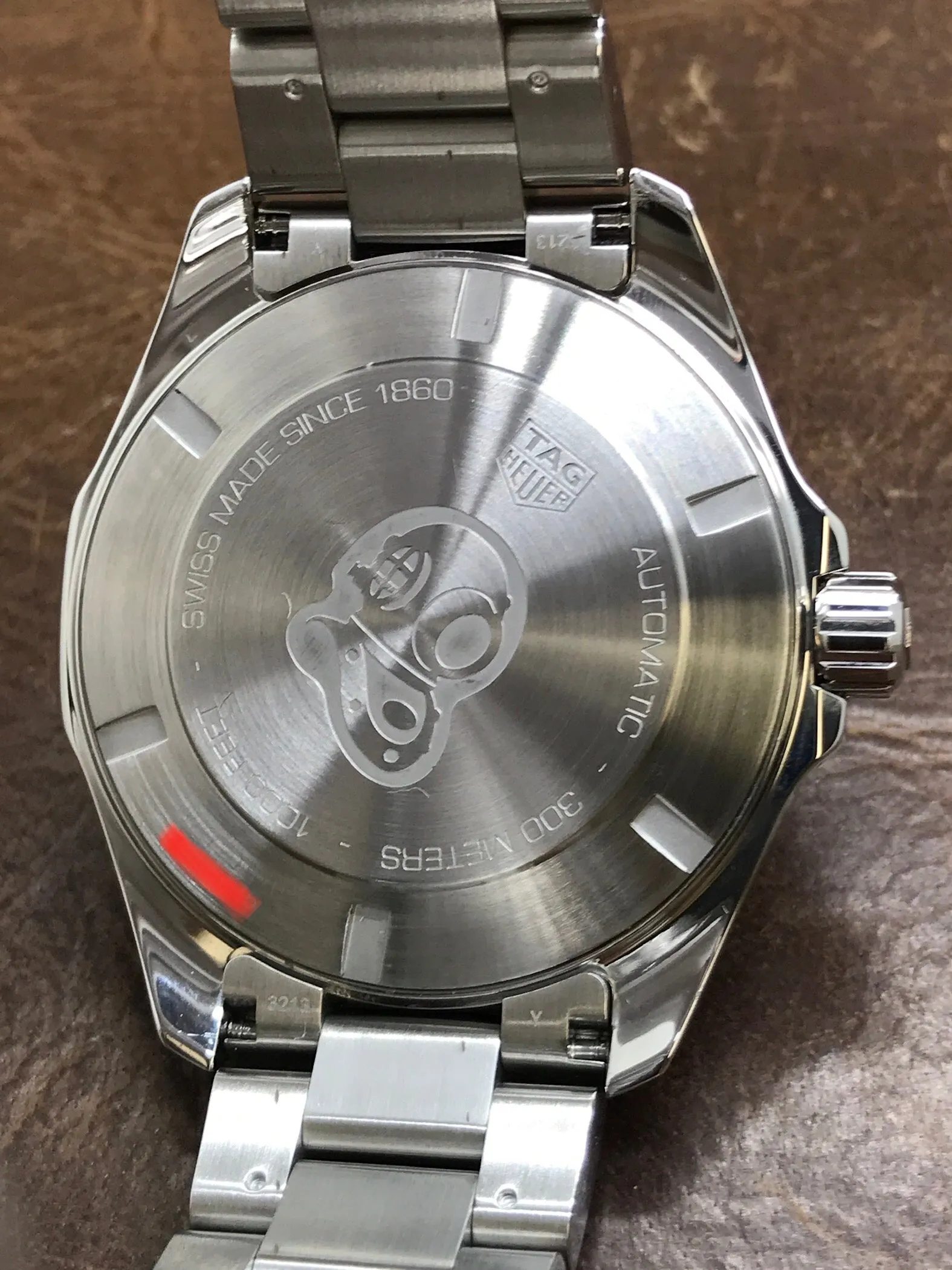 TAG Heuer Aquaracer Pepsi GMT WAY201F.BA0927 Black Dial Automatic Men's Watch