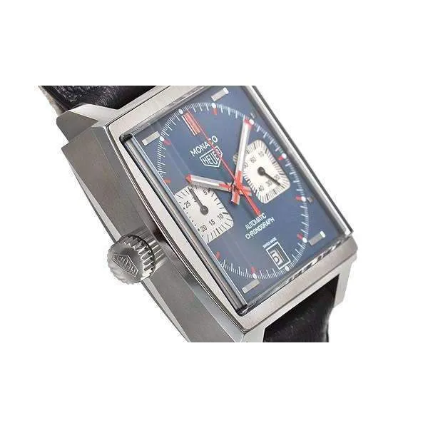 TAG HEUER CALIBER 11 BLUE CHRONOGRAPH MEN WATCH CAW211P.FC6356