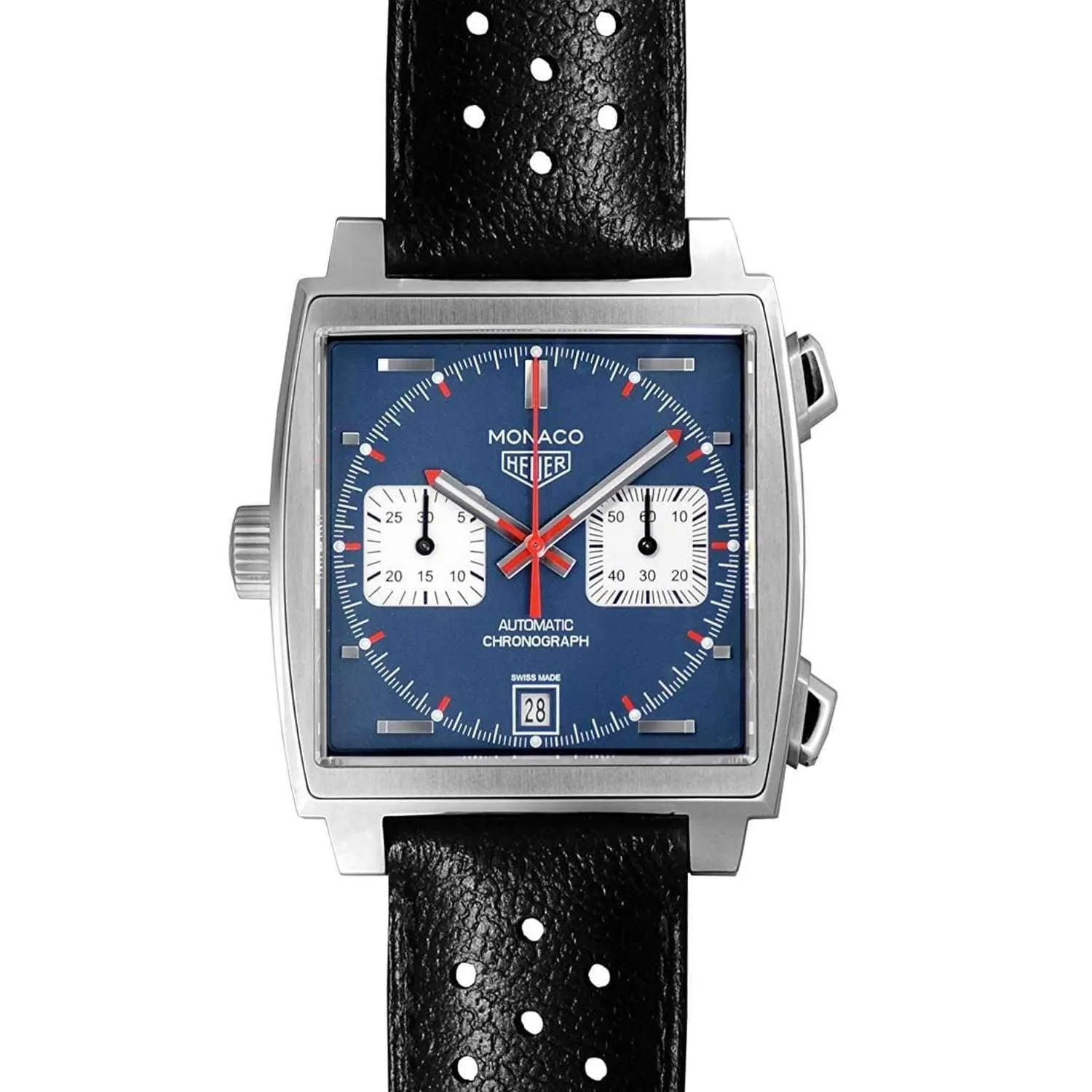 TAG HEUER CALIBER 11 BLUE CHRONOGRAPH MEN WATCH CAW211P.FC6356
