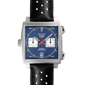 TAG HEUER CALIBER 11 BLUE CHRONOGRAPH MEN WATCH CAW211P.FC6356