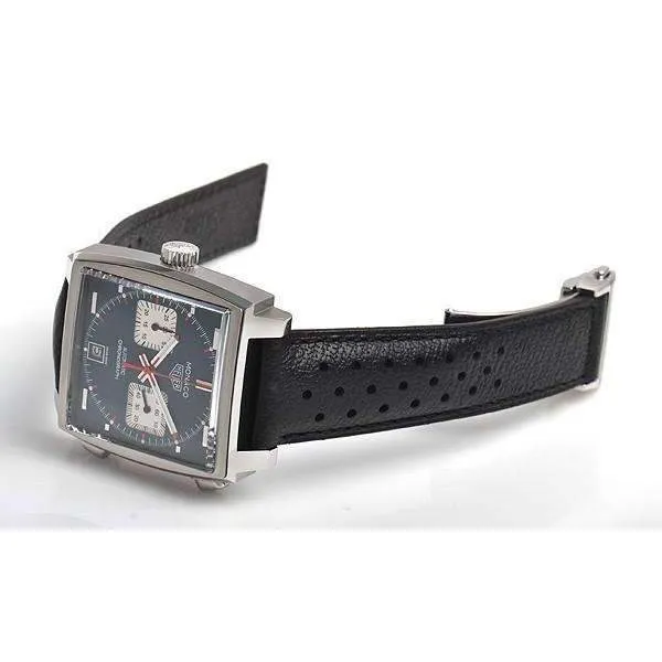 TAG HEUER CALIBER 11 BLUE CHRONOGRAPH MEN WATCH CAW211P.FC6356