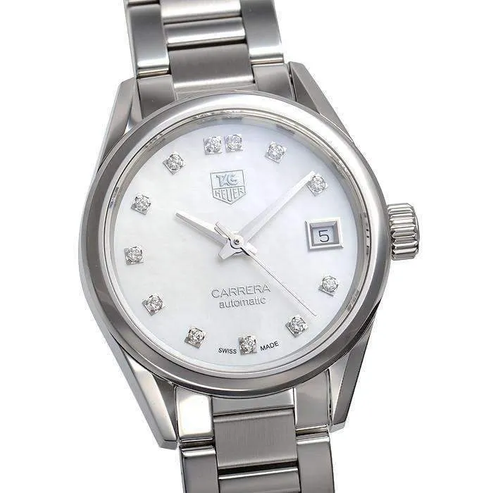TAG HEUER CARRERA AUTOMATIC STAINLESS STEEL WOMEN WATCH WAR2414.BA0776