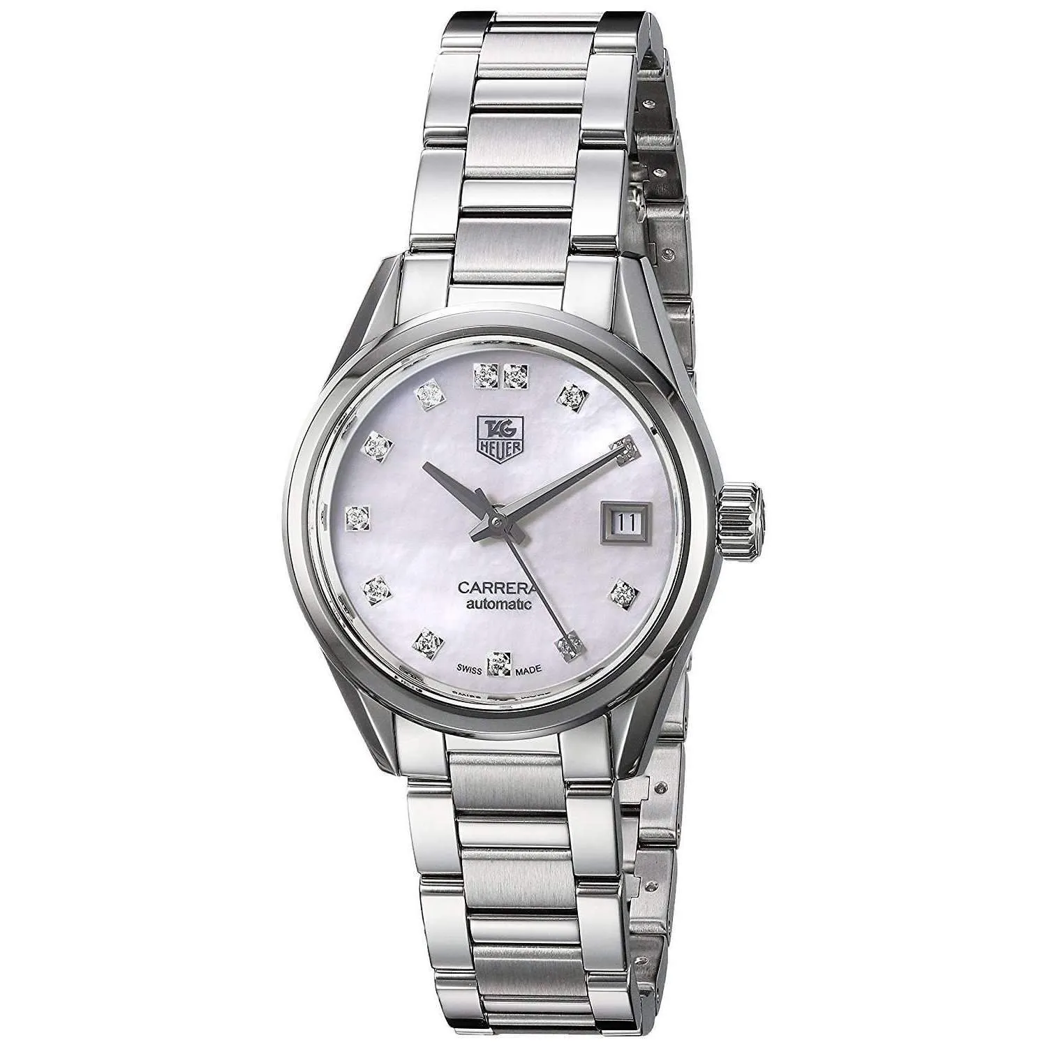 TAG HEUER CARRERA AUTOMATIC STAINLESS STEEL WOMEN WATCH WAR2414.BA0776