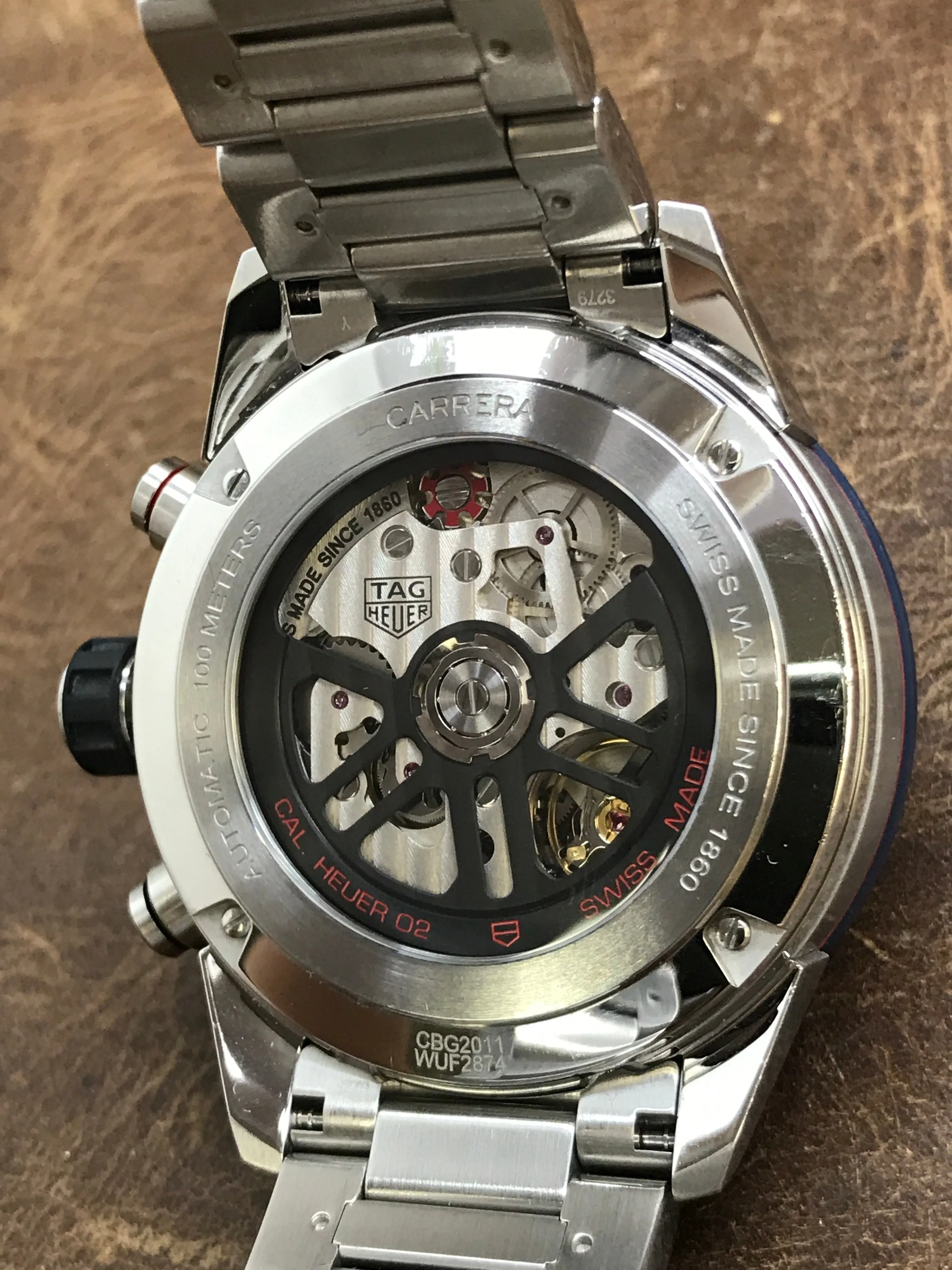 TAG Heuer Carrera Heuer 01 CAR201T.BA0766 Blue Skeleton Dial Automatic Men's Watch