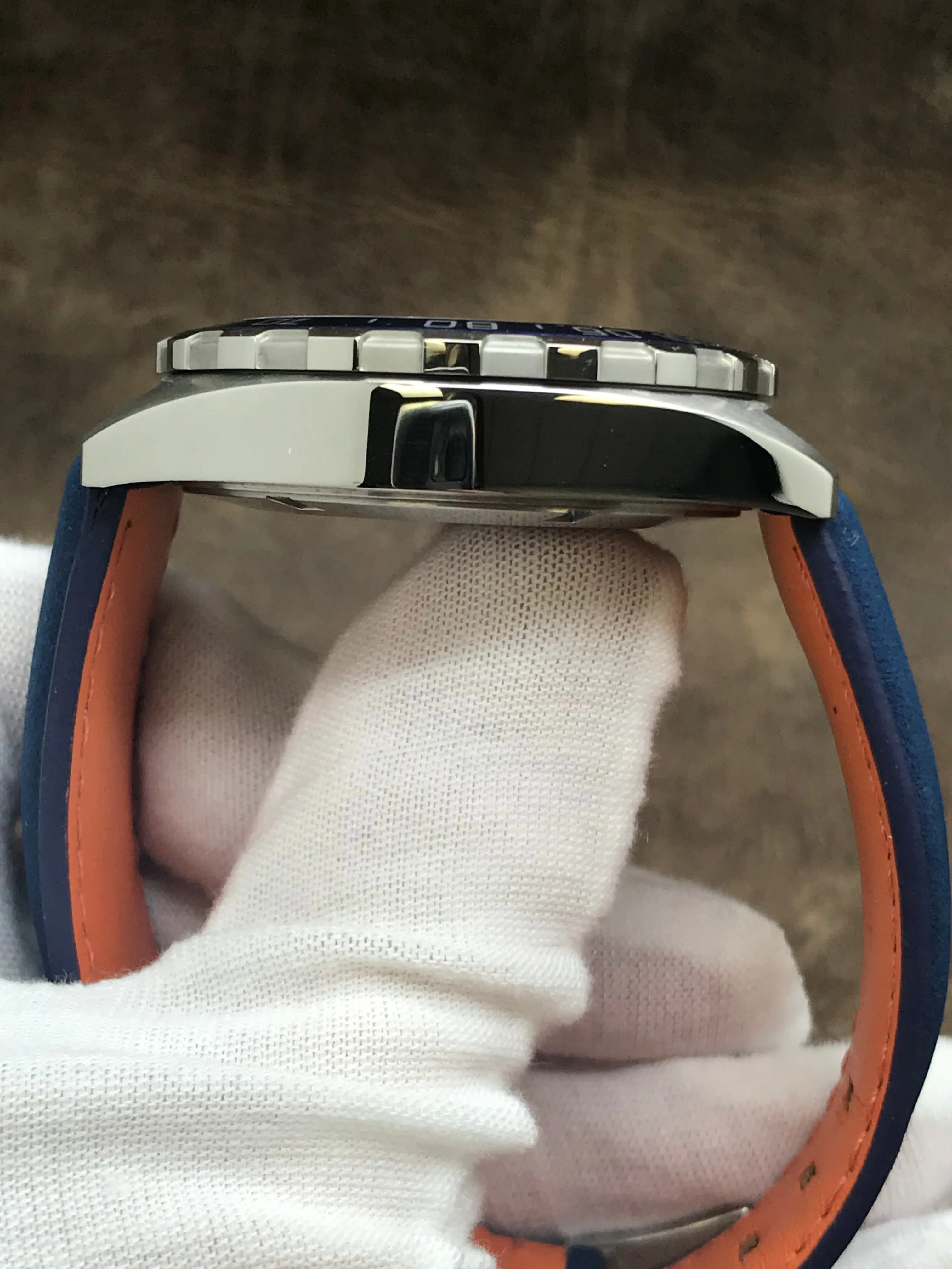 TAG Heuer Formula 1 Gulf Special Edition CAZ101N.FC8243 Blue/Aqua/Orange Dial Quartz Men's Watch