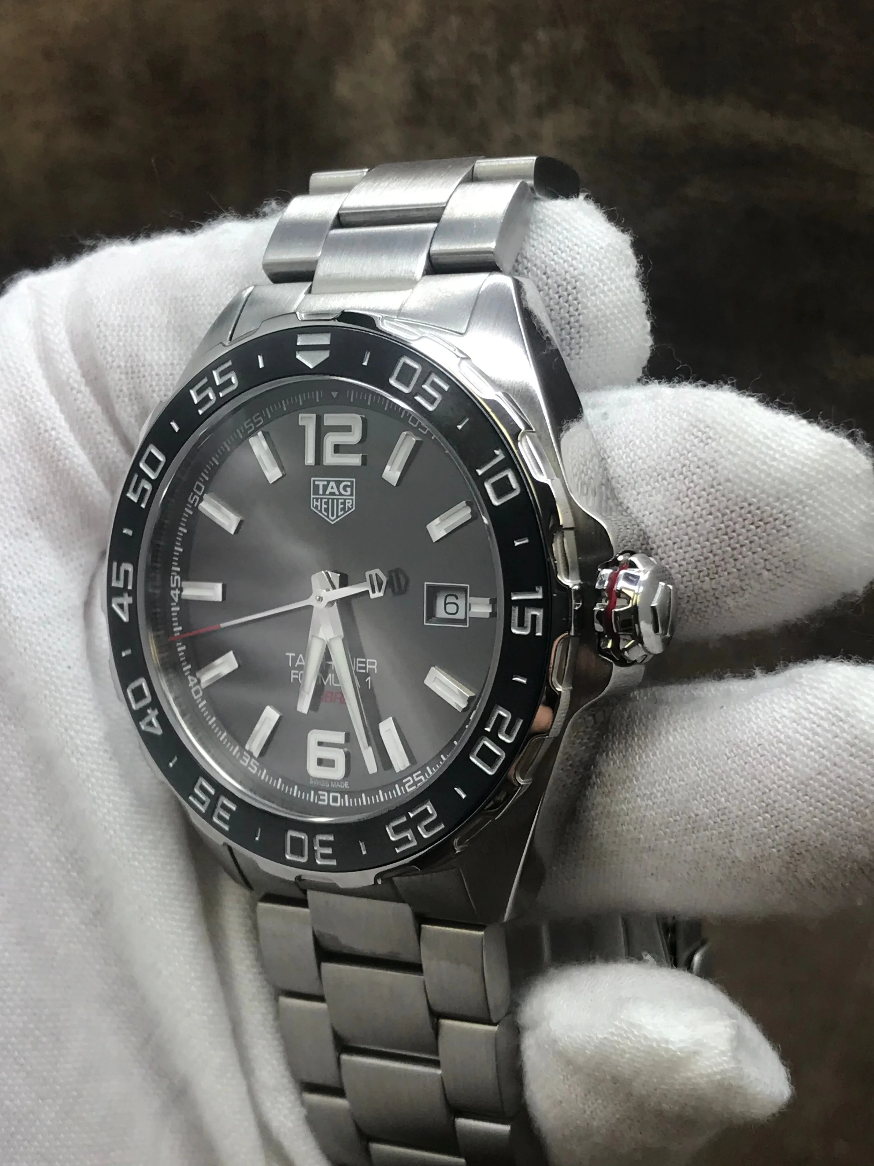 TAG Heuer Formula 1 WAZ2011.BA0842 Anthracite Dial Automatic Men's Watch