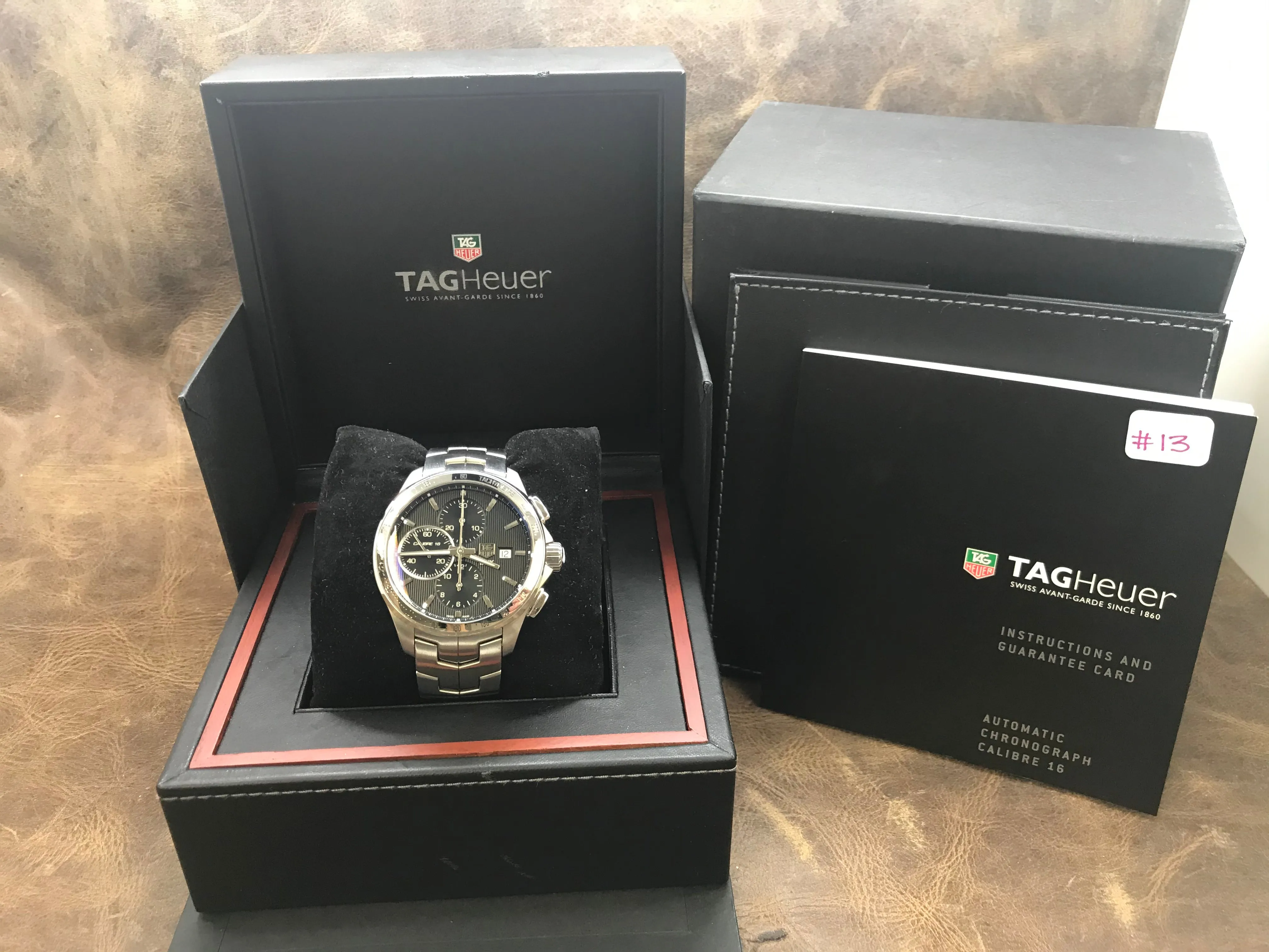 TAG Heuer Link Chronograph CAT2010 Black Dial Automatic Men's Watch