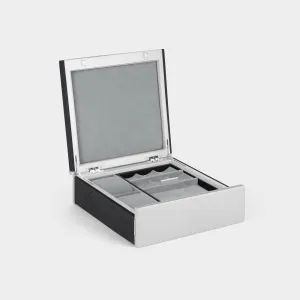 TAYLOR 2 WATCH AND JEWELRY BOX - BLACK / GREY