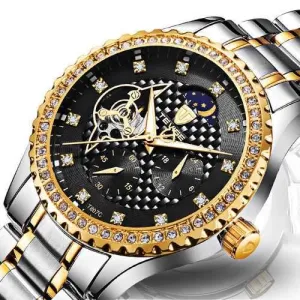 TEVISE T807C Luminous Skeleton Automatic Mechanical Watches