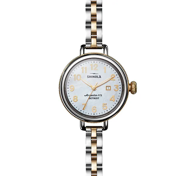 The Birdy 34mm with Mother Of Pearl Dial