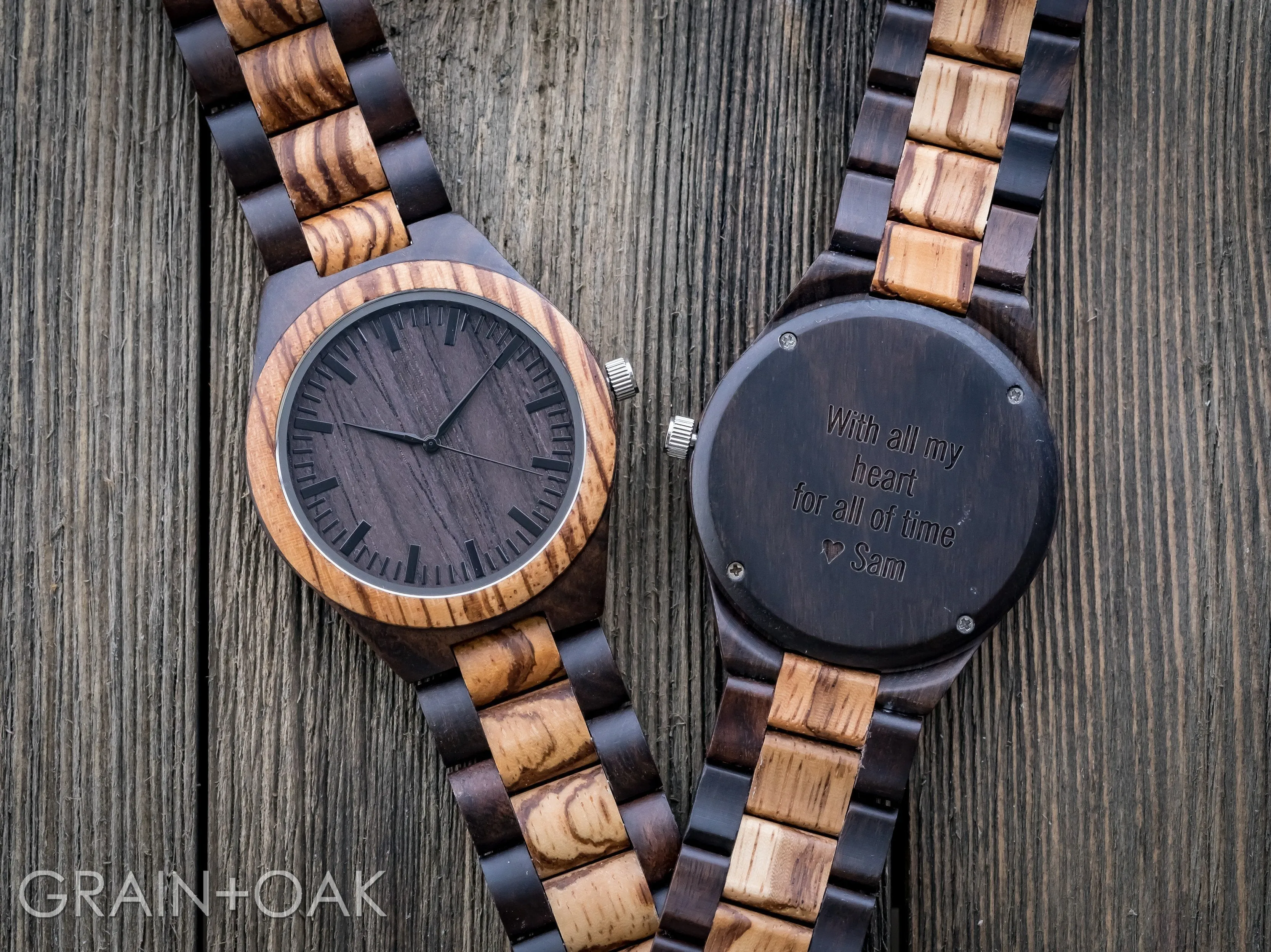 The Ridge Zebrawood   Ebony | Set of 11