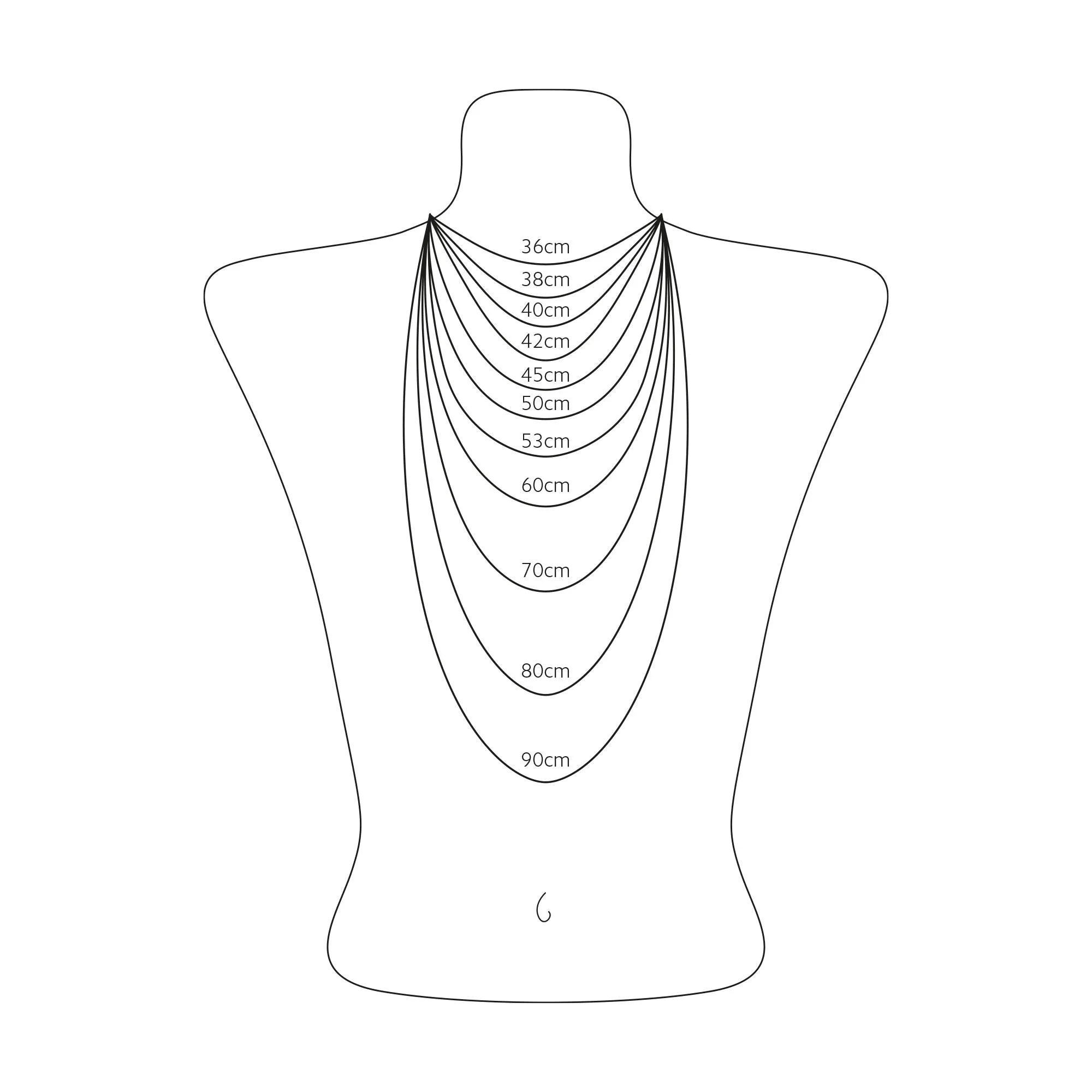 THOMAS SABO Necklace with letter pendant U and white zirconia - silver