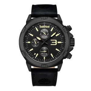 Timberland Black Leather Watch