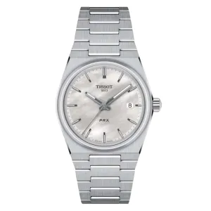 Tissot 1853 PRX T1372101111100 T137.210.11.111.00 Quartz MOP Dial Unisex Dress Watch