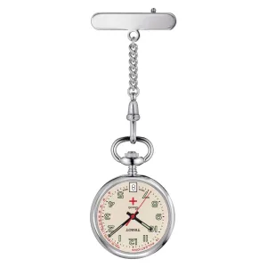 Tissot Clock pockets pendants ramemen 30mm beige quartz steel t81.7.221.92