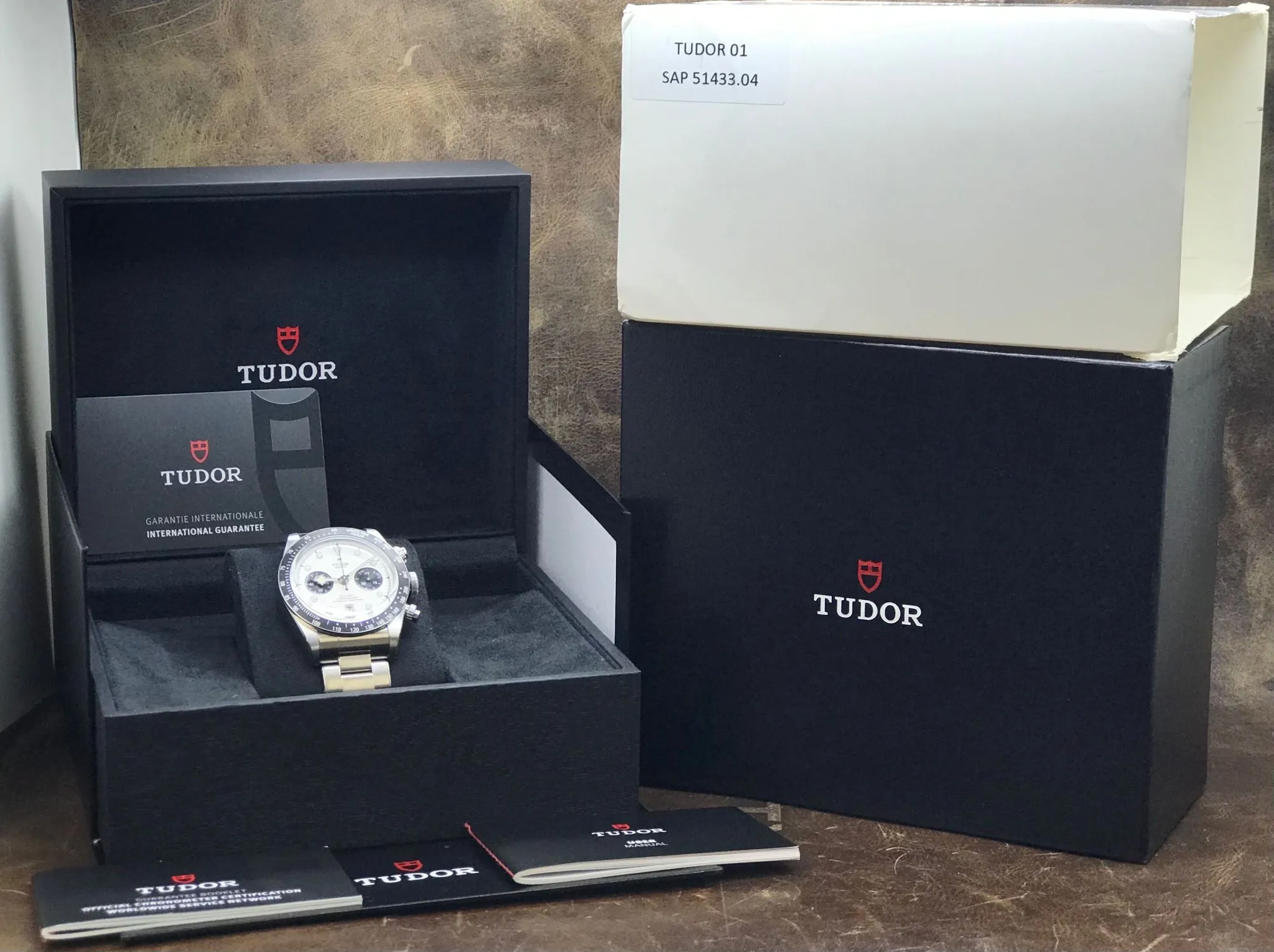 Tudor Black Bay Chrono 79360N White Panda Dial Automatic Men's Watch