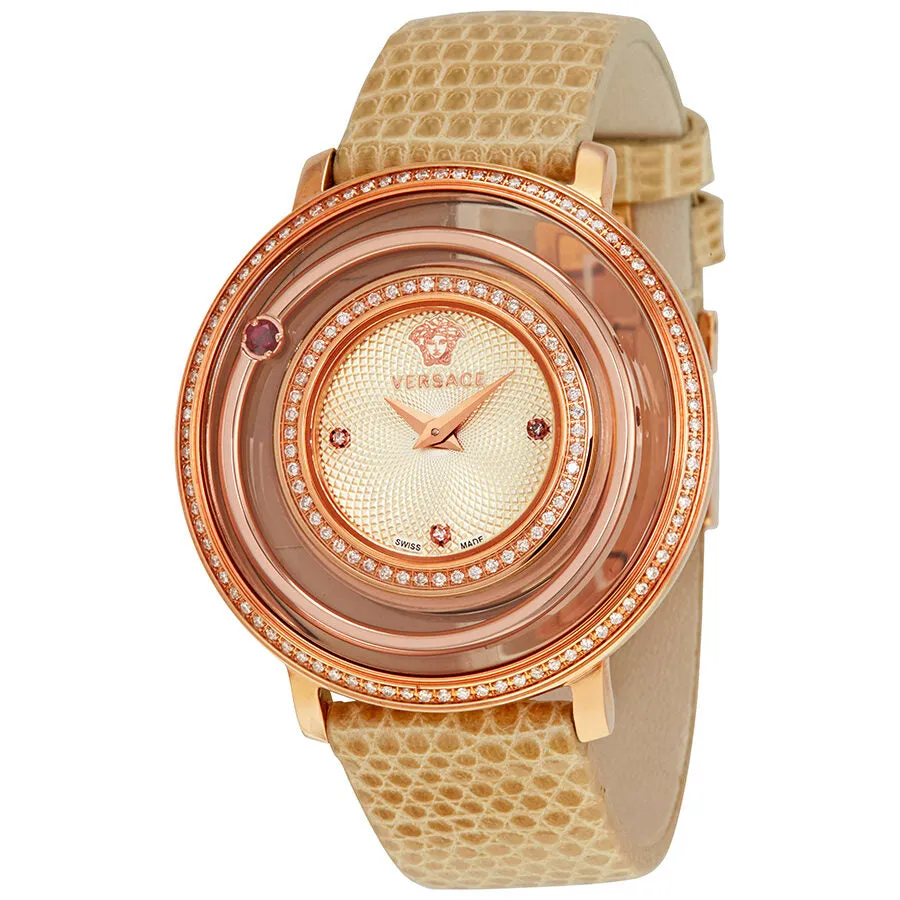 Versace Venus Silver Dial Diamond Ladies Watch VFH080013