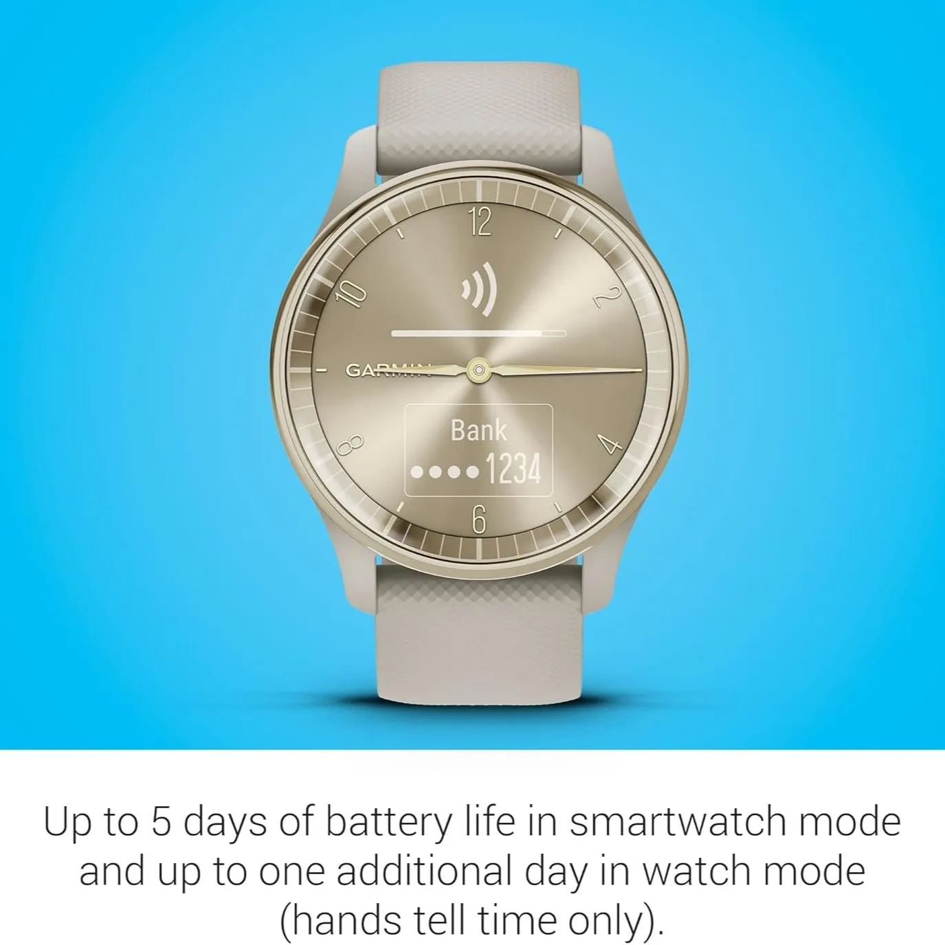 Vivomove Trend Stylish Hybrid Smartwatch with Touchscreen Display