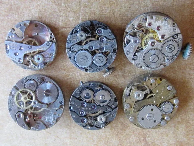 Watch movements - Vintage Antique Watch movements Steampunk - d92