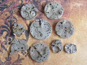Watch parts - Vintage Antique Watch movements - v4