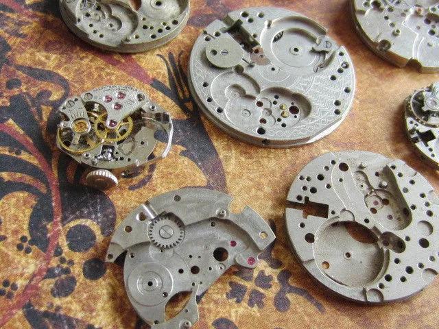 Watch parts - Vintage Antique Watch movements - v4