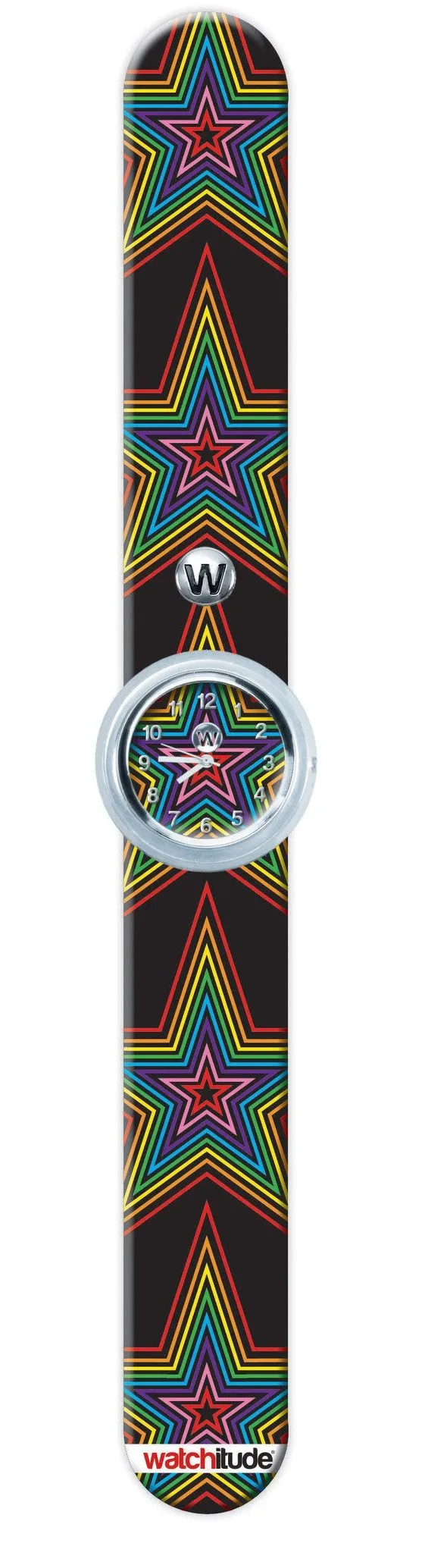 Watchitude Rainbow Stars Slap Watch