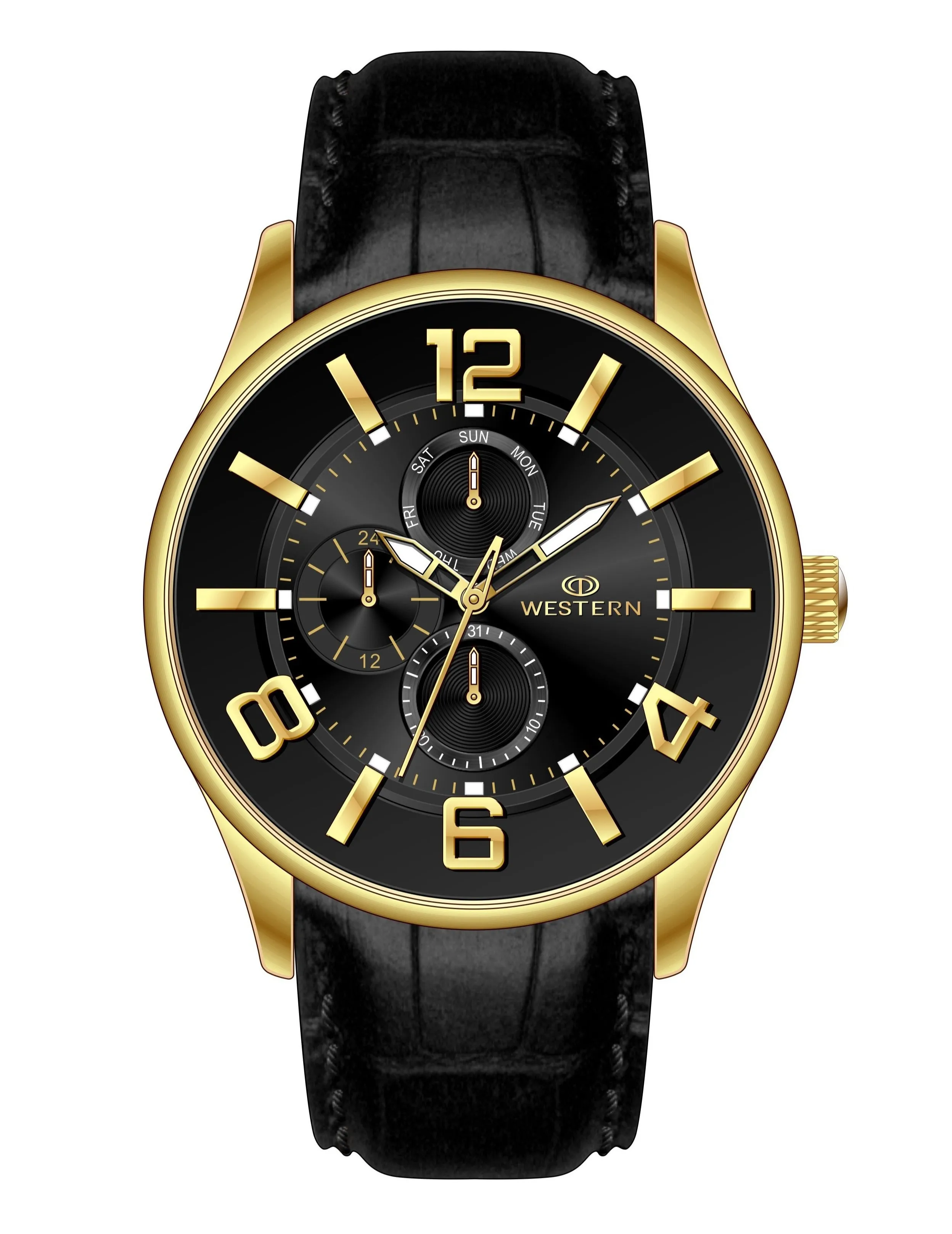 WESTERN W1814GGP070C MEN WATCH