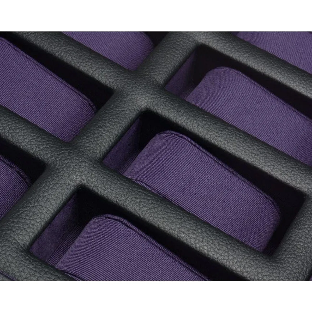 WINDSOR 10 PIECE WATCH BOX WITH DRAWER-Purple