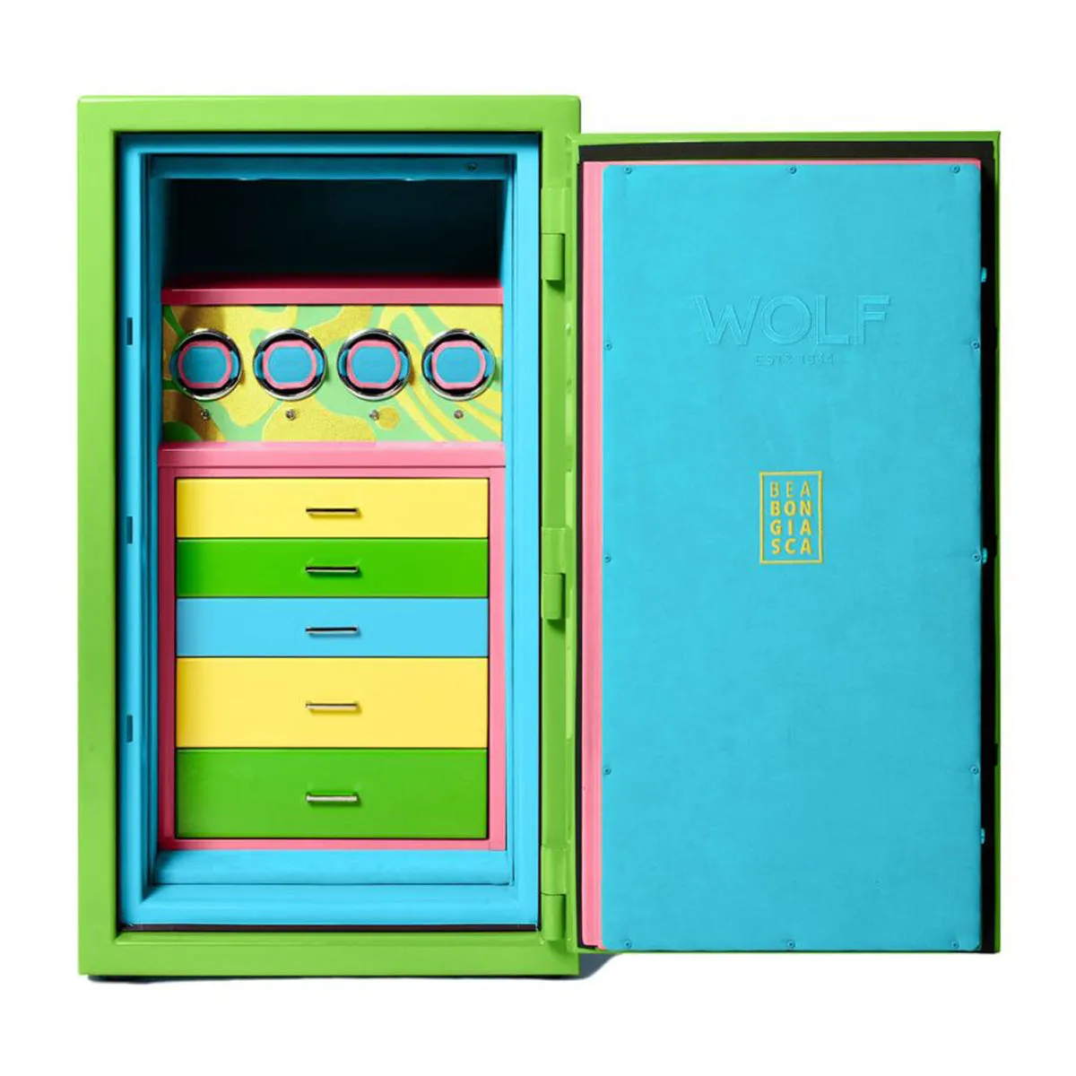 Wolf Bea Bongiasca 4 Piece Watch Winder Safe