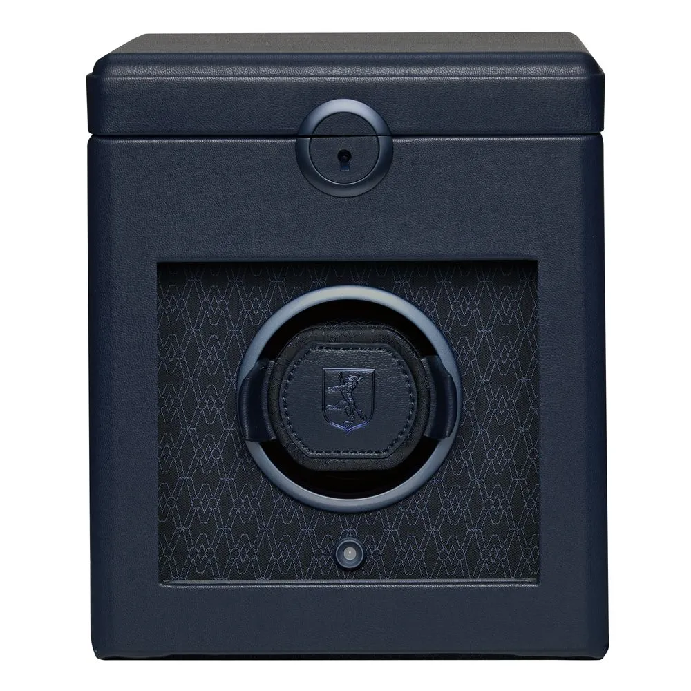 Wolf Earth Single Watch Winder - Midnight Blue