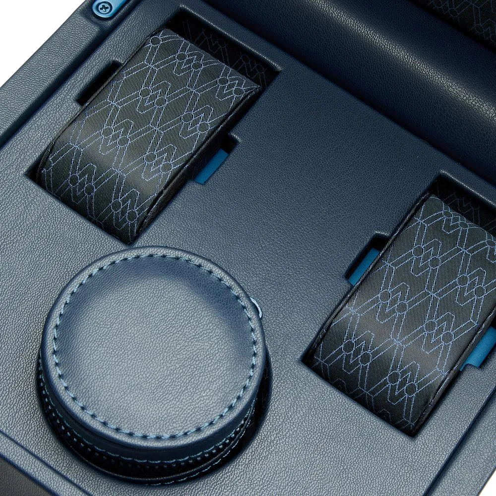 Wolf Earth Single Watch Winder - Midnight Blue