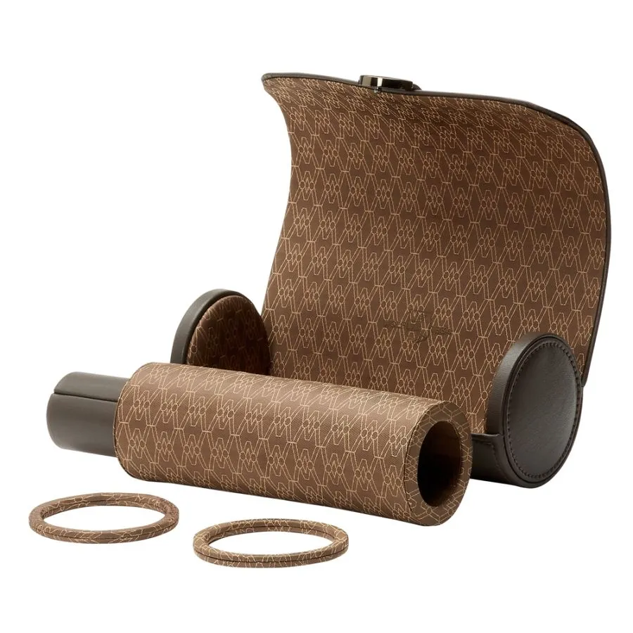 Wolf Earth Triple Watch Roll - Brown