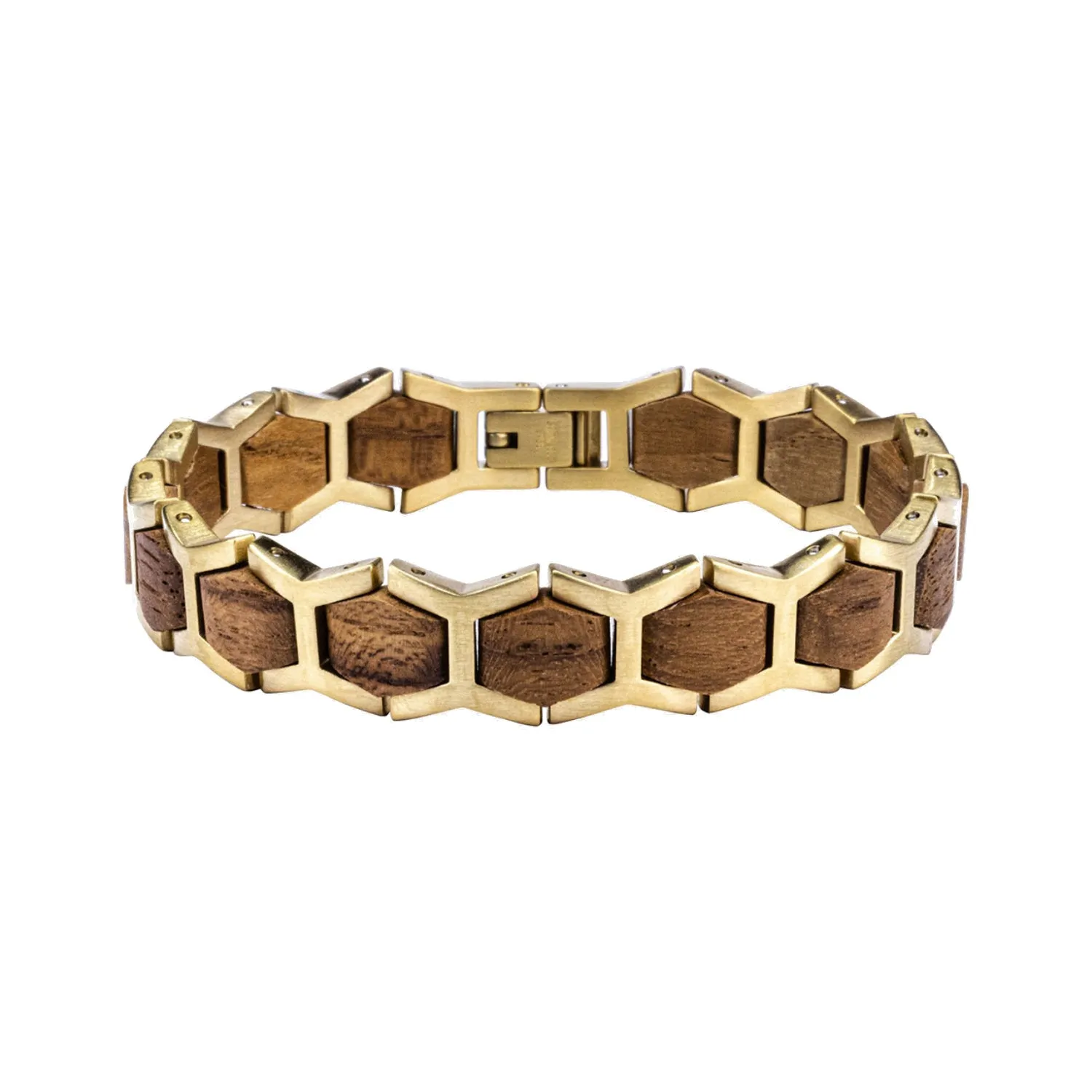 WOODWATCH FUSION TEAK & ANTI COPPER BRACELET