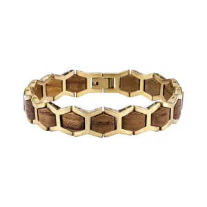 WOODWATCH FUSION TEAK & ANTI COPPER BRACELET