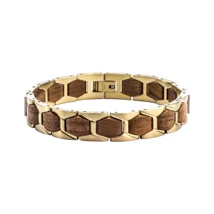 WOODWATCH FUSION TEAK & ANTI COPPER BRACELET