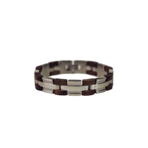 WOODWATCH FUSION WALNUT & STEEL BRACELET