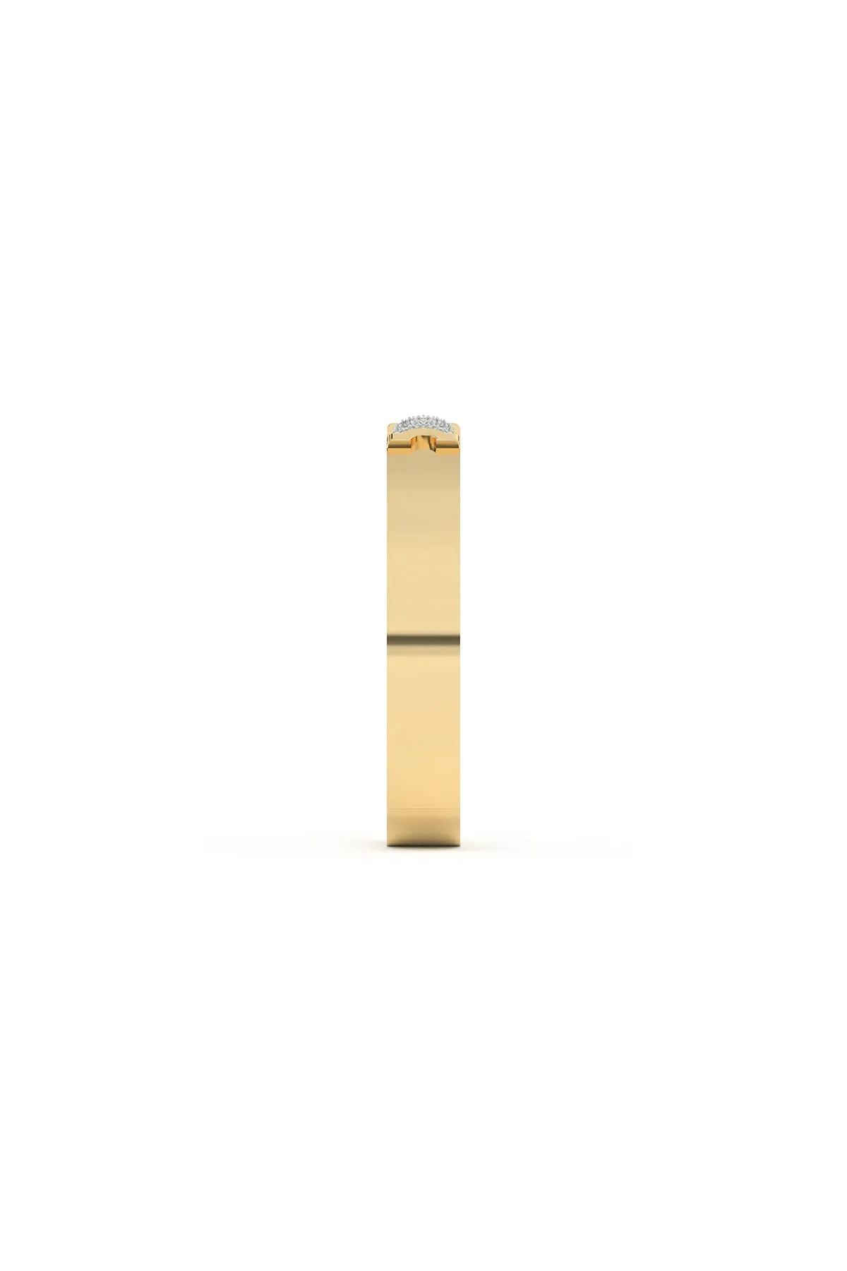 WYLD BOX | DOPPIA LUNA SLIM PAVE DIAMOND CUFF