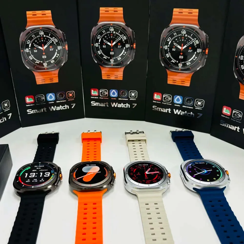 Z7 ultra Smartwatch 1.5inch Screen Sports Modes GPS Compass New Arrival Smart Watch Heart Rate Health Monitoring Double Straps